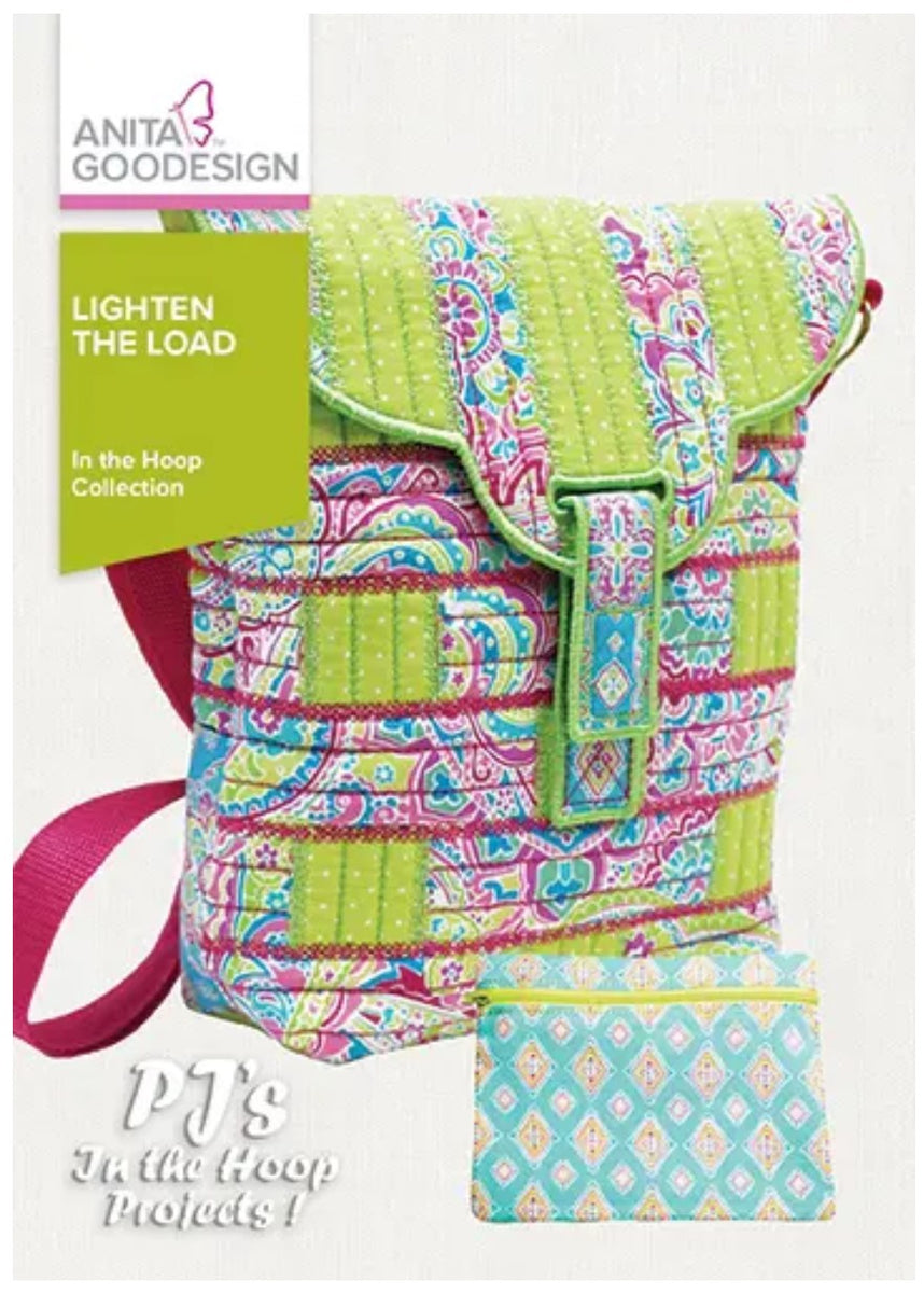 Lighten the Load by Anita Goodesign Embroidery CD Calico Hutch