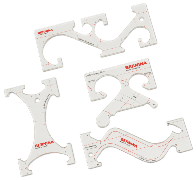 Set Heading Ruler Bernina Borders Ruler Kit - 4 Piece Set – Calico Hutch