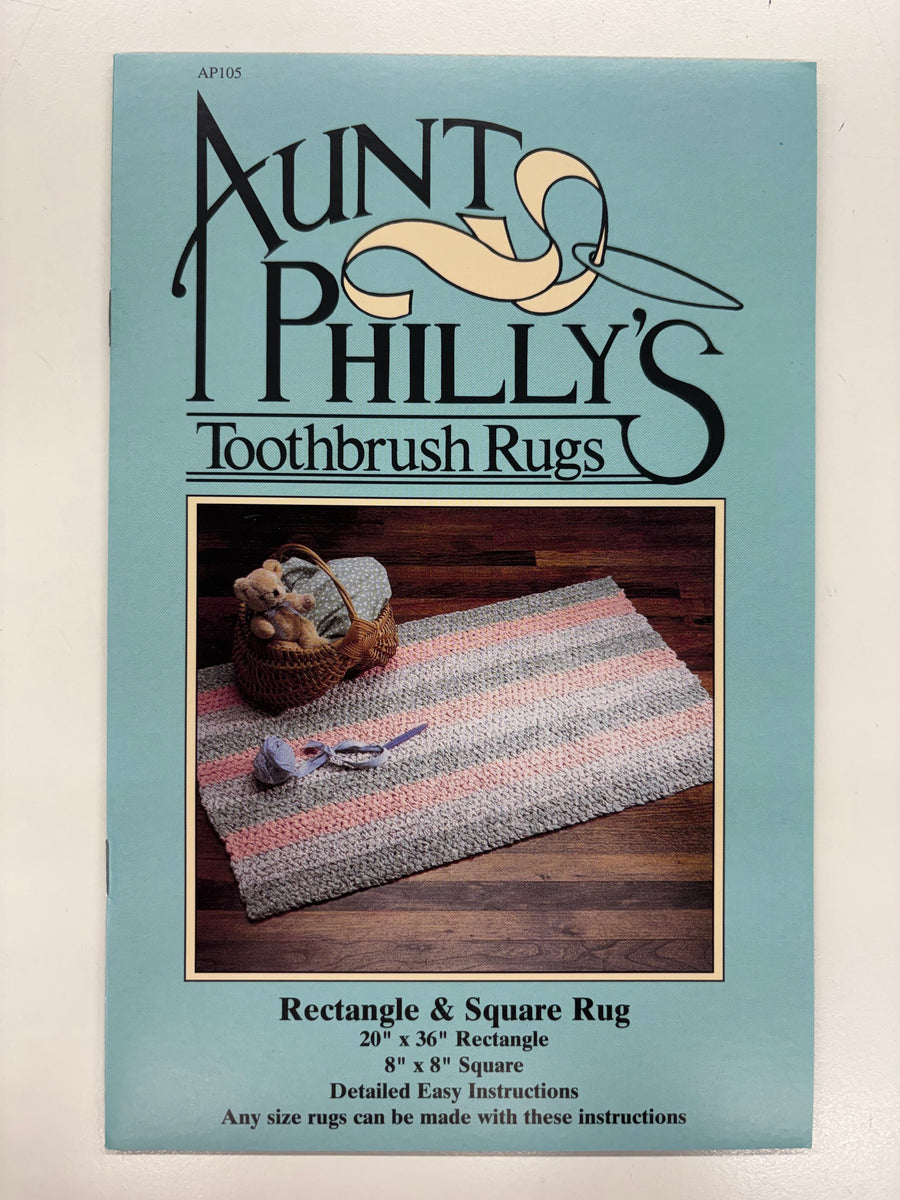 Aunt Philly's Toothbrush Rectangle & Square Rug Pattern – Calico Hutch