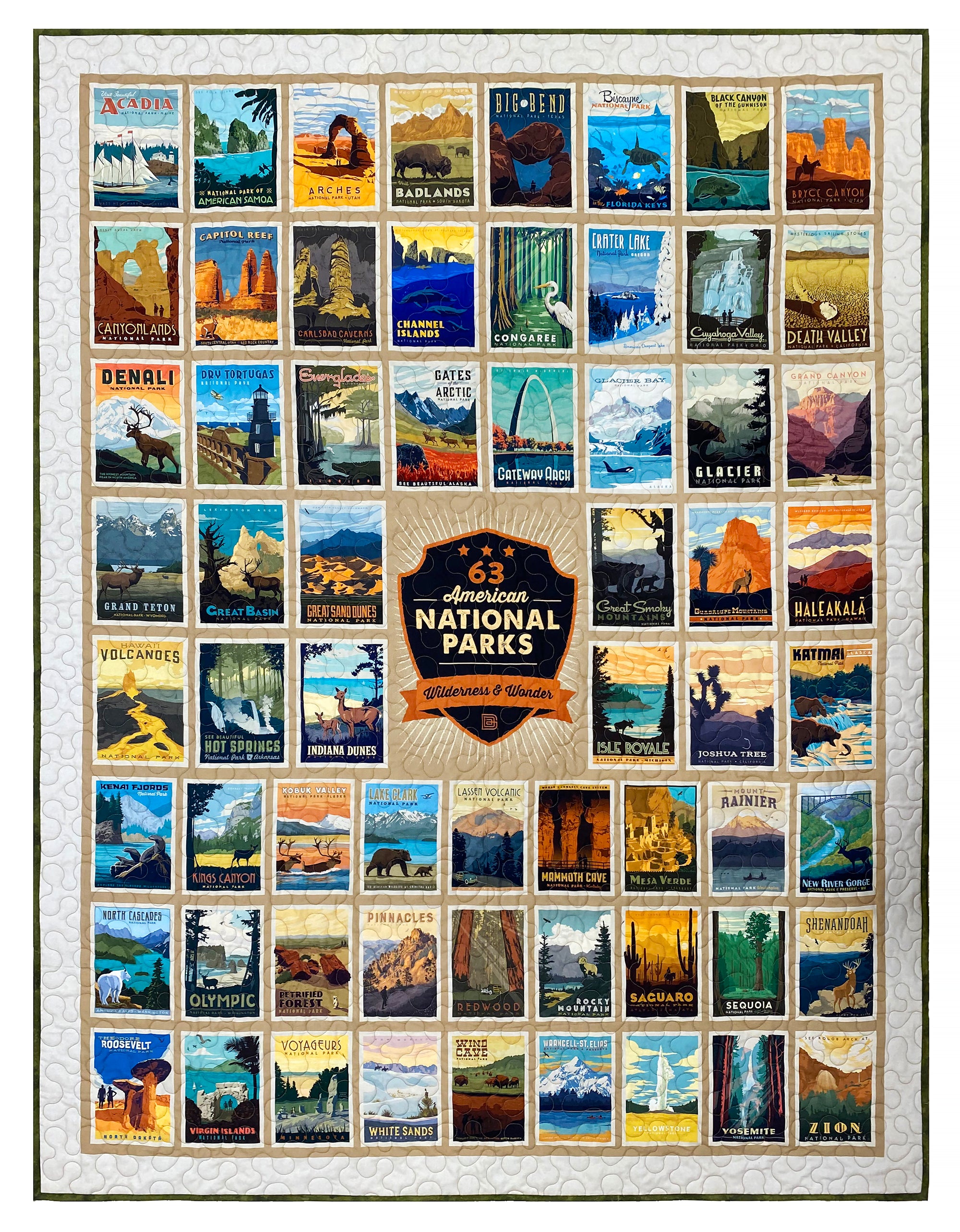 National Parks Baby Quilt National Parks Panel Quilt Kit - Version Two – Calico Hutch