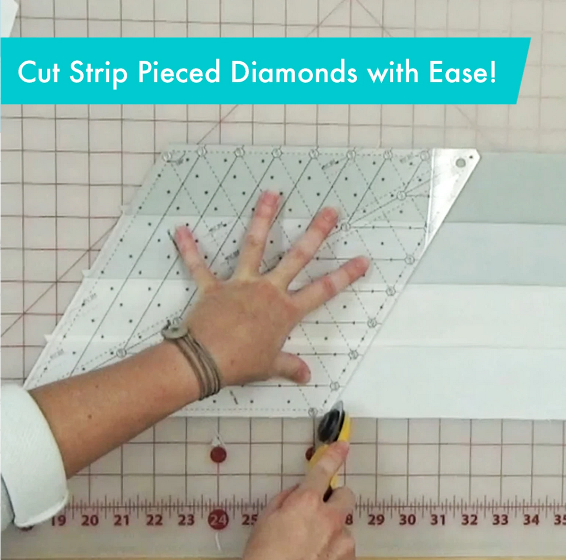 Calico Ruler Creative Grids Quilt Ruler - 60 Degree Diamond – Calico Hutch