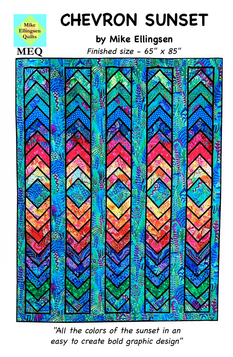 Chevron Sunset Quilt Pattern – Calico Hutch
