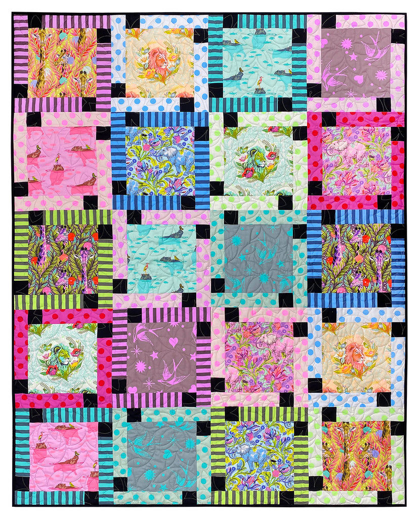 Dinosaurs Quilt Fabric Kit - Pink – Calico Hutch
