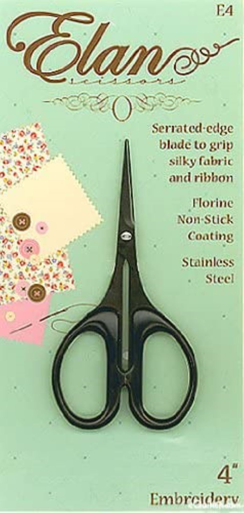 Elan Hobby Scissors w/ Florine Non Stick Coating