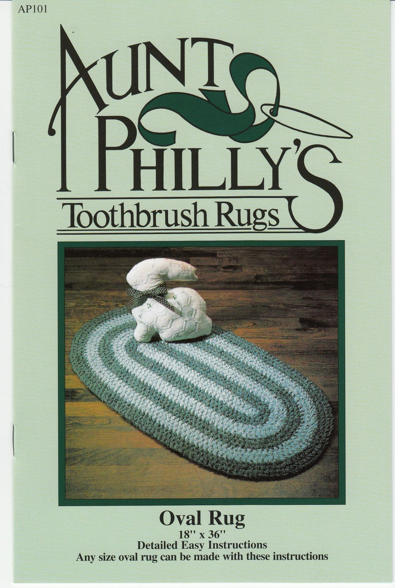 Aunt Philly S Toothbrush Oval Rug